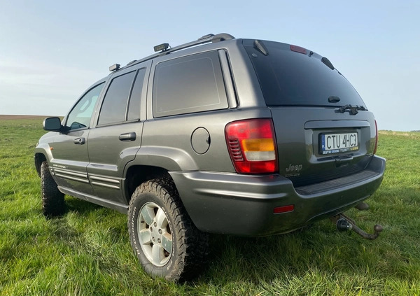 Jeep Grand Cherokee cena 25900 przebieg: 317000, rok produkcji 2003 z Tuchola małe 301